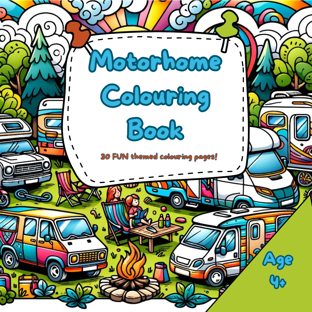 Motorhome colouring book