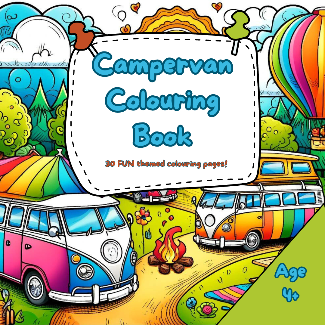 Campervan colouring book